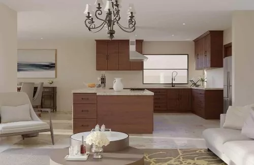 Model Luna Arcomar Living Room